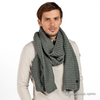 Шарф Emporio Armani, цвет цвет серый