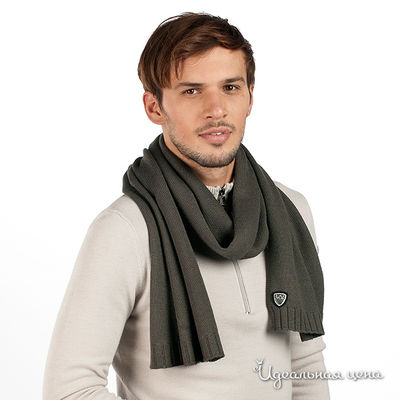 Шарф Emporio Armani, цвет цвет серый