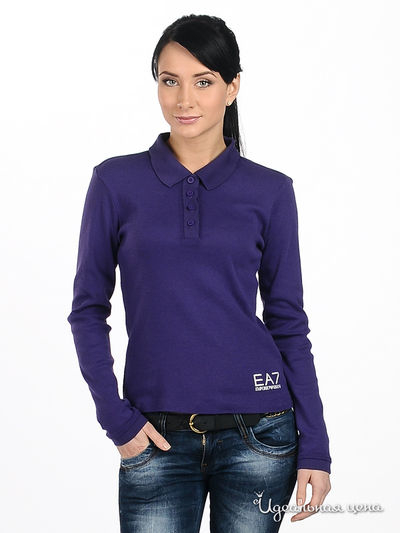 Футболка Emporio Armani, цвет цвет баклажановый