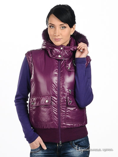 Жилет Emporio Armani, цвет цвет бордовый