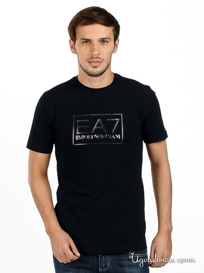 Футболка Emporio Armani, цвет цвет темно-синий