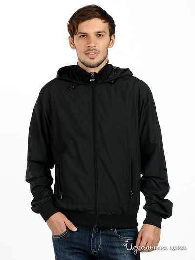 Ветровка Emporio Armani, цвет цвет черный