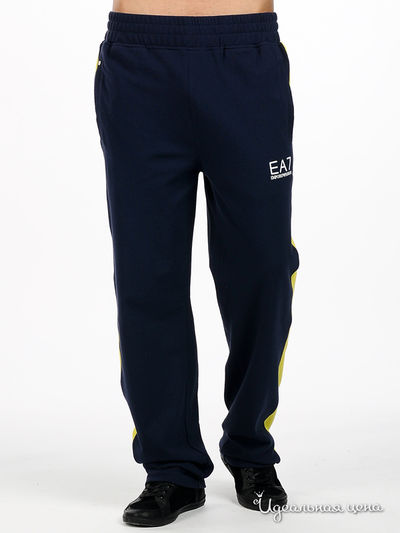 Брюки Emporio Armani, цвет цвет синий