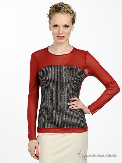 Блуза Shipilova, цвет цвет красный / серый