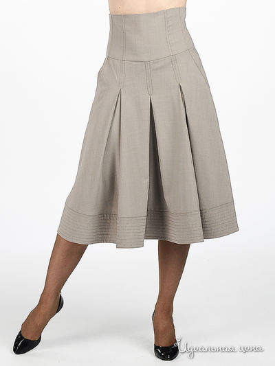 Юбка Shipilova, цвет цвет пепельно-серый