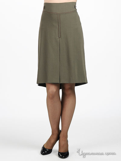 Юбка Shipilova, цвет цвет хаки
