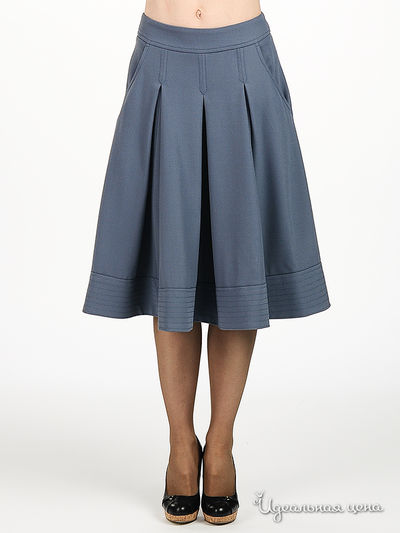 Юбка Shipilova, цвет цвет синий