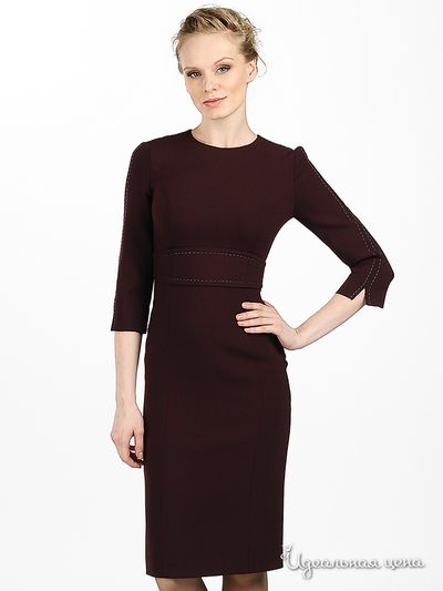 Платье Shipilova, цвет цвет бордовый