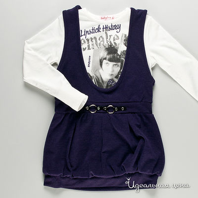 Платье Babylon, цвет цвет фиолетовый / белый