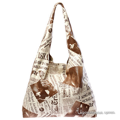 Сумка Erba, цвет цвет коричневый / белый