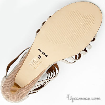 Туфли летние capriccio женские, цвет светло-серый