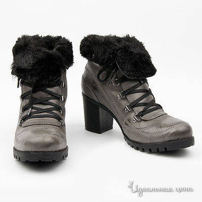 Полусапоги Capriccio, цвет цвет темно-серый