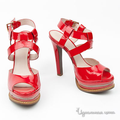 Босоножки Capriccio, цвет цвет красный