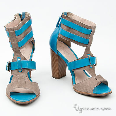 Босоножки Capriccio, цвет цвет голубой / серый