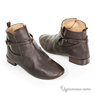 Ботинки Repetto, цвет цвет кофейный