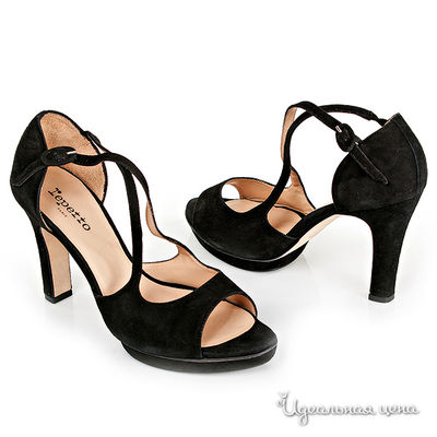Туфли Repetto, цвет цвет черный