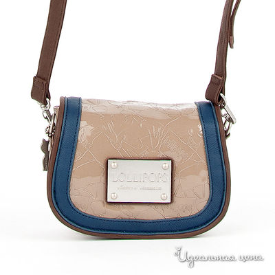 Сумка Lolipops, цвет цвет бежевый / синий / коричневый