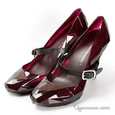 Туфли Мультибренд, цвет цвет бордовый