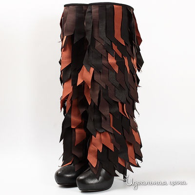 Сапоги Мультибренд, цвет цвет коричневый / черный