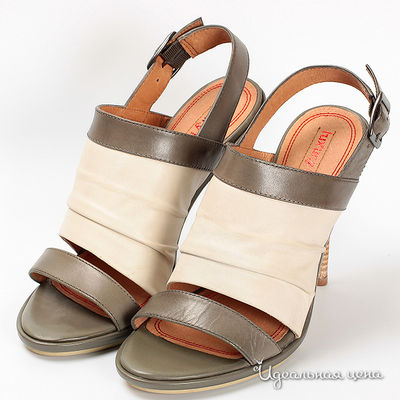 Туфли Мультибренд, цвет цвет серо-бежевый / молочный