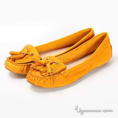 Мокасины Мультибренд, цвет цвет горчичный
