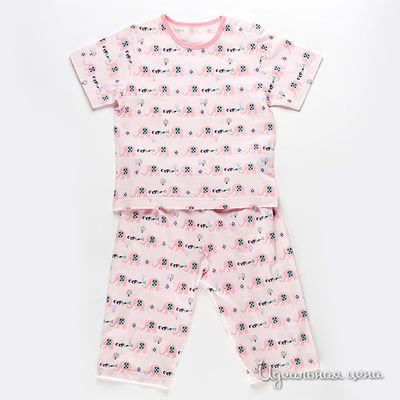 Пижама Japanese brends, цвет цвет розовый