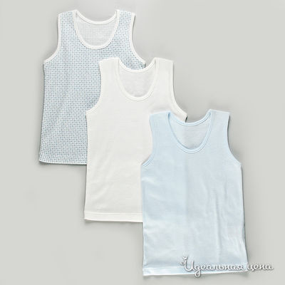 Майка Japanese brends, цвет цвет голубой / белый