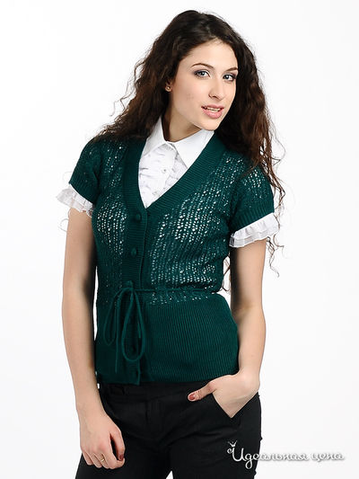 Кардиган Мультибренд, цвет цвет зеленый