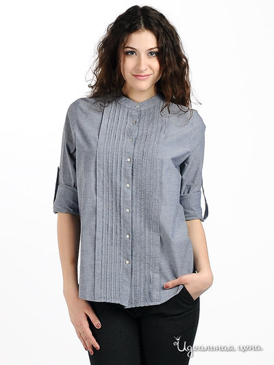 Блуза Мультибренд, цвет цвет серый