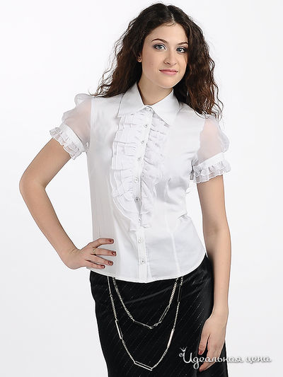 Блуза Мультибренд, цвет цвет белый