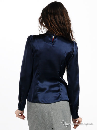Блуза Мультибренд женская, цвет темно-синий