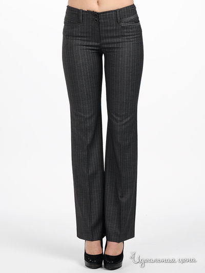 Брюки Мультибренд, цвет цвет серый