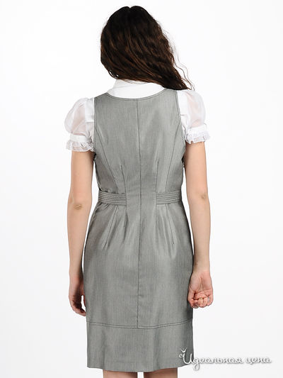 Платье Мультибренд женское, цвет серый