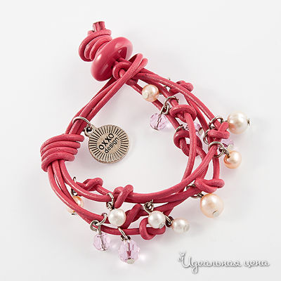 Браслет Skan Jewellery, цвет цвет красный