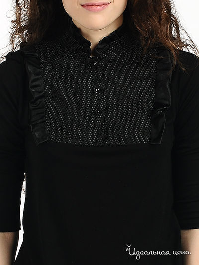 Блуза Мультибренд женская, цвет черный