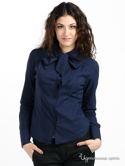 Блуза Мультибренд, цвет цвет синий