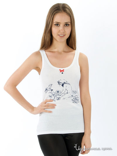 Майка Atlantic, цвет цвет белый