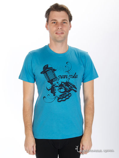 Футболка Atlantic, цвет цвет голубой