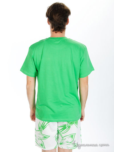 Пижама Atlantic мужская, цвет зеленый / белый