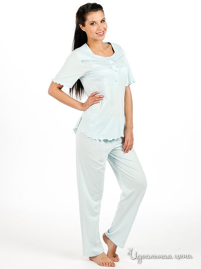 Пижама NOTTEBLU&PRIMA ROSA, цвет цвет голубой