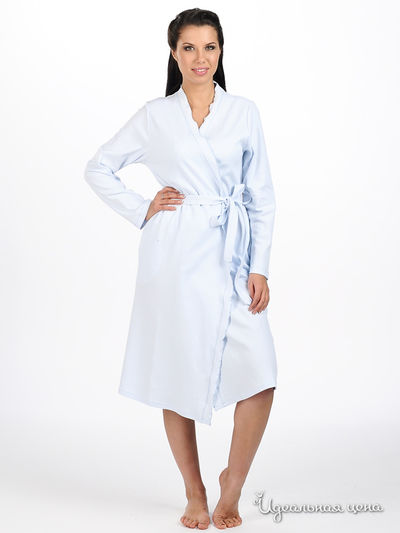 Халат NOTTEBLU&PRIMA ROSA, цвет цвет голубой
