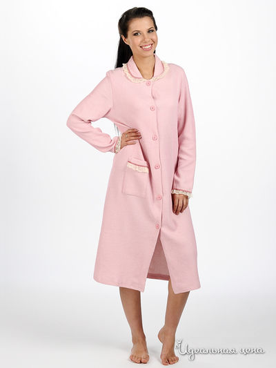 Халат NOTTEBLU&PRIMA ROSA, цвет цвет розовый