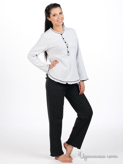 Пижама NOTTEBLU&PRIMA ROSA, цвет цвет серый / черный