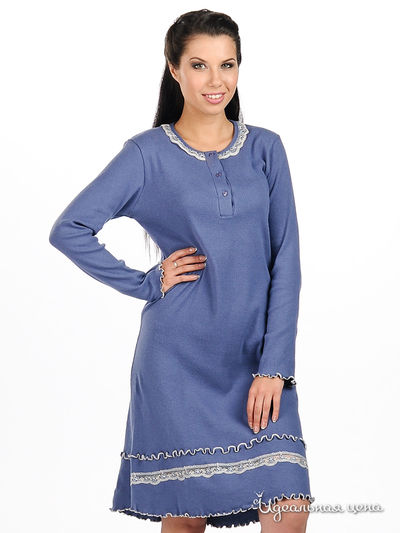 Сорочка NOTTEBLU&PRIMA ROSA, цвет цвет темно-синий