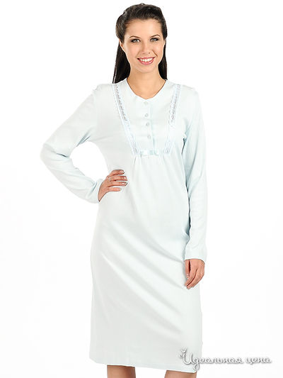 Сорочка NOTTEBLU&PRIMA ROSA, цвет цвет голубой