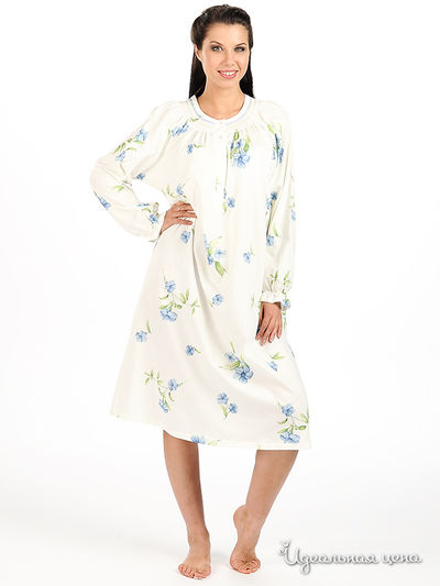 Сорочка NOTTEBLU&PRIMA ROSA, цвет цвет молочный