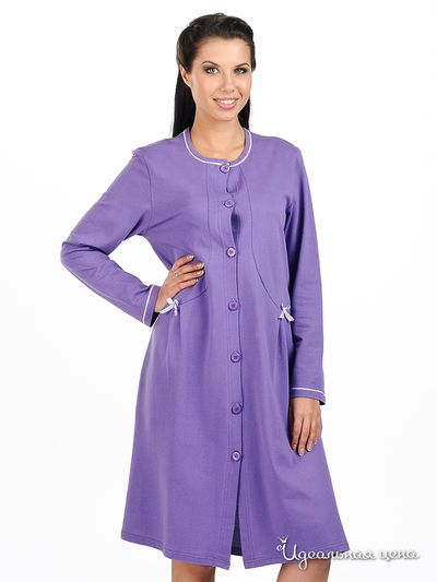 Халат NOTTEBLU&PRIMA ROSA, цвет цвет фиолетовый