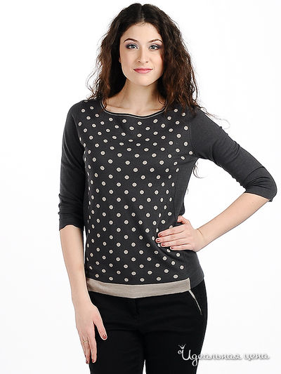 Джемпер Мультибренд, цвет цвет темно-серый