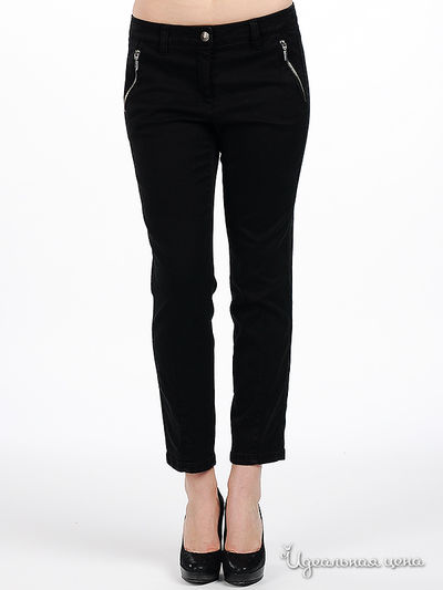 Брюки Мультибренд, цвет цвет черный