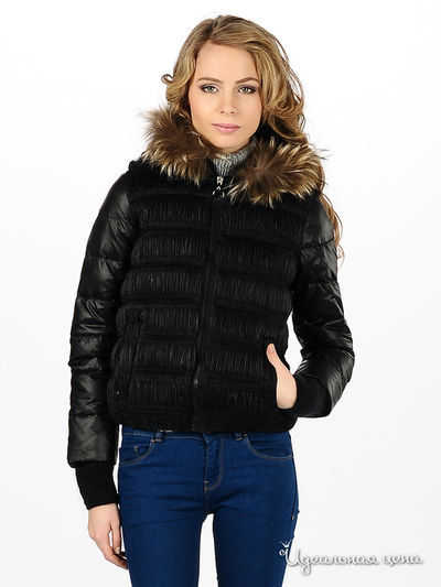 Пуховик Турецкий шик, цвет цвет черный